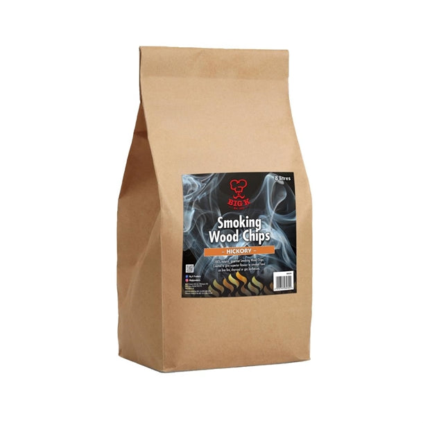 Big K Hickory Smoking Wood Chips 8Ltr - HP289  Big K   