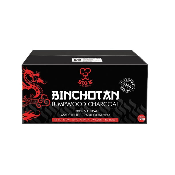 Big K Binchotan Lumpwood Charcoal 10kg - HP296  Big K   