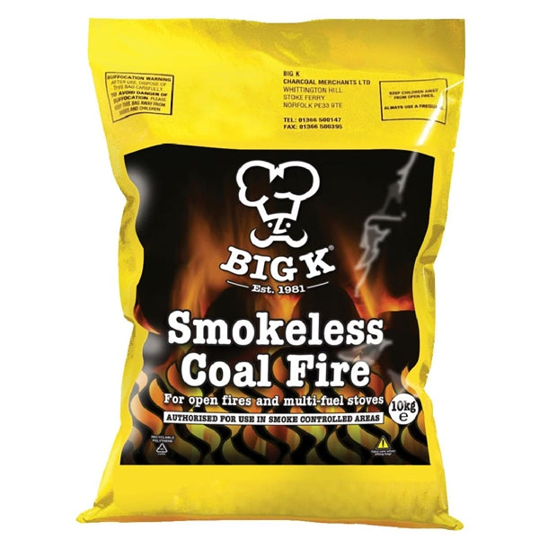 Big K Smokeless Coal Fire 10kg - HP297  Big K   