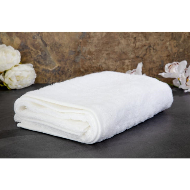 EcoKnit Bath Towel White, 650gsm - HP389  Non Branded   