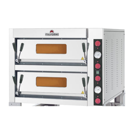 Italforni TKA2 Twin Deck Electric Pizza Oven 8 x 13" Pizzas - HP642  Italforni   