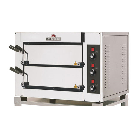 Italforni Fast 50 Compact Twin Deck Electric Pizza Oven - HP649  Italforni   