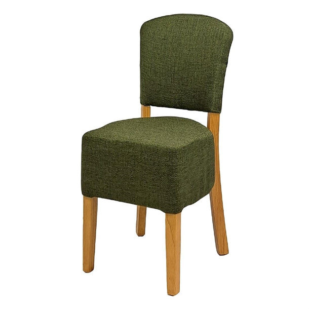 Hanoi Dining Chair In Soft Oak with Shetland Forest Seatpad (Pack of 2) - HP771 All Chairs Everyday   