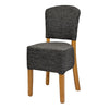 Hanoi Dining Chair In Soft Oak with Shetland Smoke Seatpad (Pack of 2) - HP772 All Chairs Everyday   