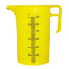 Pro-Measures Polypropylene Measuring Jug Yellow 3Ltr - HP870  Pro-Measures   