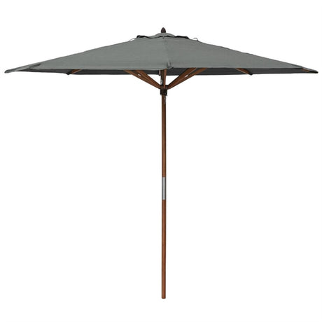 Rowlinson Willington Wooden Parasol Grey 2.7m - HP883  Rowlinson   