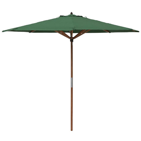 Rowlinson Willington Wooden Parasol Green 2.7m - HP884  Rowlinson   
