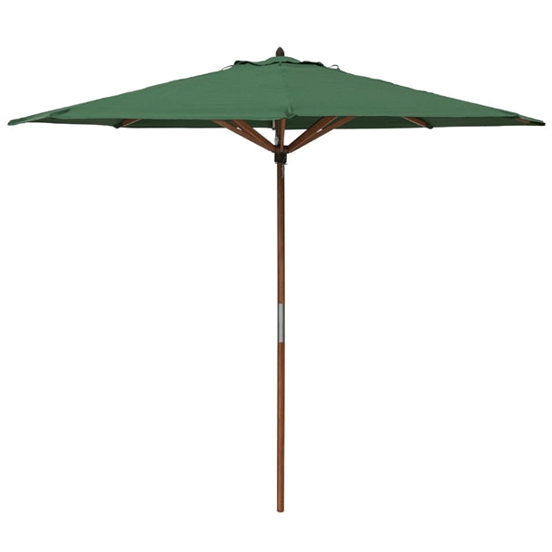 Rowlinson Willington Wooden Parasol Green 2.7m - HP884  Rowlinson   