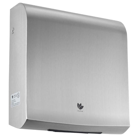 Dryflow EcoWave HEPA Hand Dryer Brushed Satin - HP915  Dryflow   