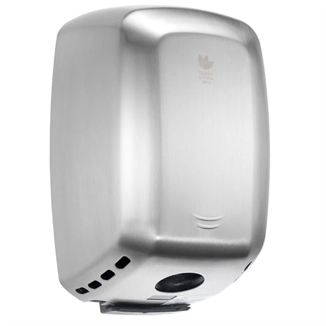 Dryflow G-Force MKII Hand Dryer with HEPA Filter Brushed Satin - HP922  Dryflow   