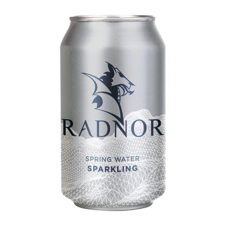 Radnor Sparkling Spring Water Cans 330ml (Pack of 24) - HP973  Radnor Hills   