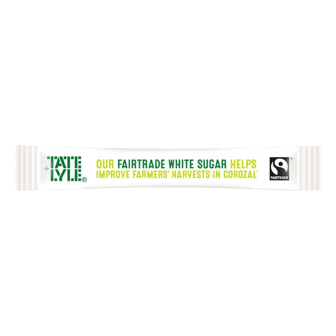 Tate & Lyle Fairtrade White Sugar Sticks (Pack of 1000) - HP979  Tate & Lyle   