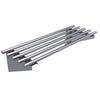 Hallco Stainless Steel Wall Shelf Piped | HPS0900 Stainless Steel Wall Tables Hallco