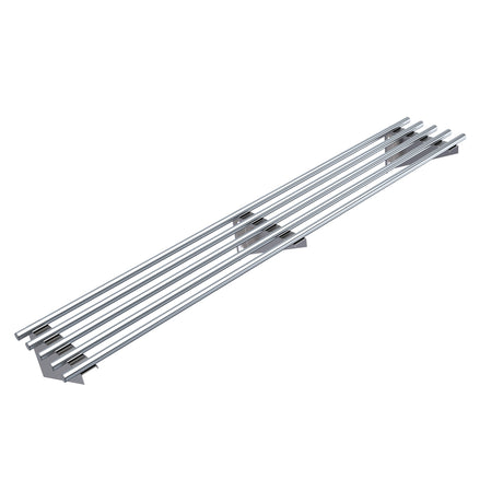Hallco Stainless Steel Wall Shelf Piped | HPS1800 Stainless Steel Wall Tables Hallco