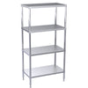 Hallco Shelving/Racking 4 Tier | HR0900 Chrome Wire Shelving and Racking Hallco