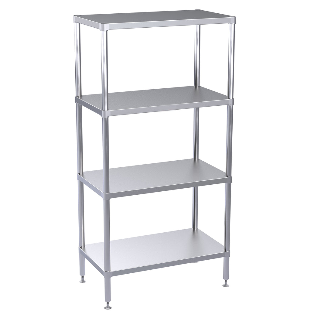 Hallco Shelving/Racking 4 Tier | HR0900 Chrome Wire Shelving and Racking Hallco