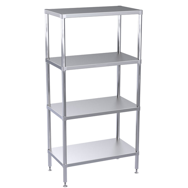Hallco Shelving/Racking 4 Tier | HR0900 Chrome Wire Shelving and Racking Hallco