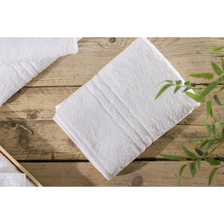 EcoKnit Hand Towel White, 600gsm - HR098  Non Branded   