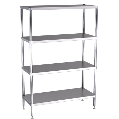 Hallco Shelving/Racking 4 Tier | HR1200 Chrome Wire Shelving and Racking Hallco