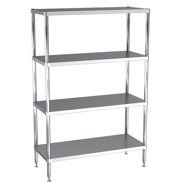 Hallco Shelving/Racking 4 Tier | HR1200 Chrome Wire Shelving and Racking Hallco