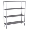 Hallco Shelving/Racking 4 Tier | HR1500 Chrome Wire Shelving and Racking Hallco