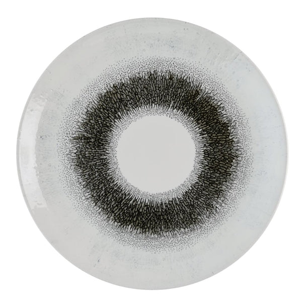 Churchill Studio Prints Fusion Black Evolve Coupe Plates 285mm (Pack of 12) - HR300 Plates Churchill Super Vitrified