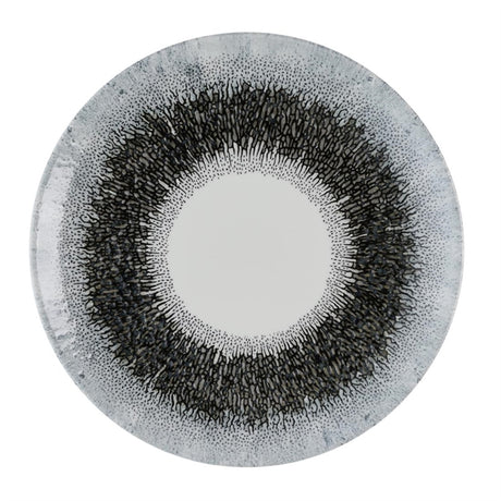 Churchill Studio Prints Fusion Black Evolve Coupe Plates 220mm (Pack of 12) - HR302 Plates Churchill Super Vitrified