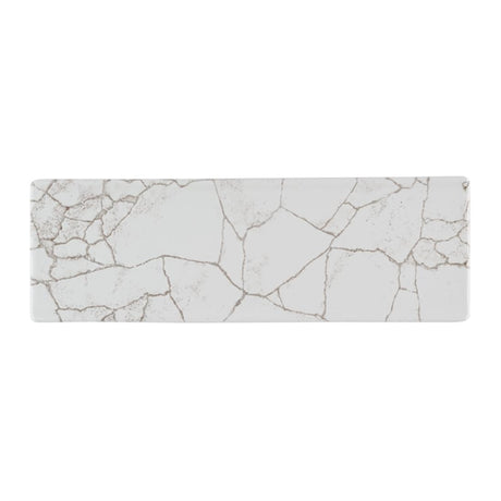 Churchill Studio Prints Kintsugi Agate Grey Oblong Plates 330x110mm (Pack of 6) - HR307 Plates Churchill Super Vitrified
