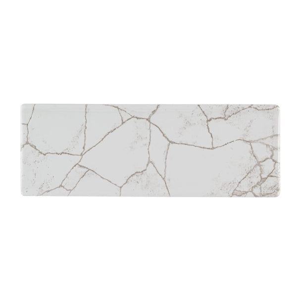 Churchill Studio Prints Kintsugi Agate Grey Oblong Plates 250x90mm (Pack of 6) - HR309 Plates Churchill Super Vitrified