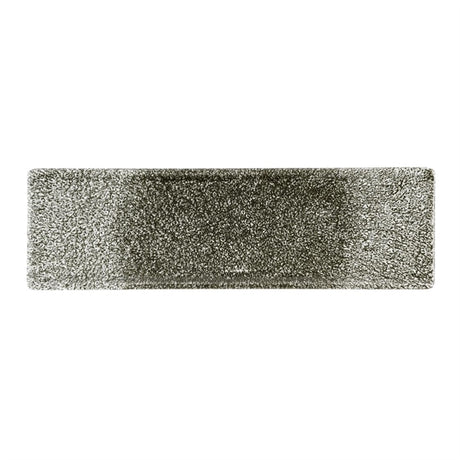 Churchill Raku Quartz Black Oblong Plates 300 x 90mm (Pack of 6) - HR311 Plates Churchill Super Vitrified