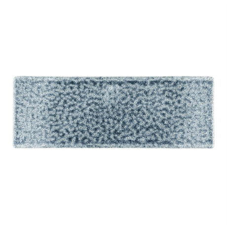 Churchill Raku Topaz Blue Oblong Plates 250 x 90mm (Pack of 6) - HR315 Plates Churchill Super Vitrified