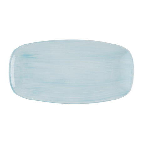 Churchill Stonecast Canvas Breeze Chefs Oblong Plates 288x152mm (Pack of 12) - HR375 Plates Churchill Super Vitrified
