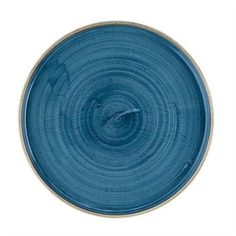 Churchill Stonecast Java Blue Walled Plates 260mm (Pack of 6) - HR386 Plates Churchill Super Vitrified