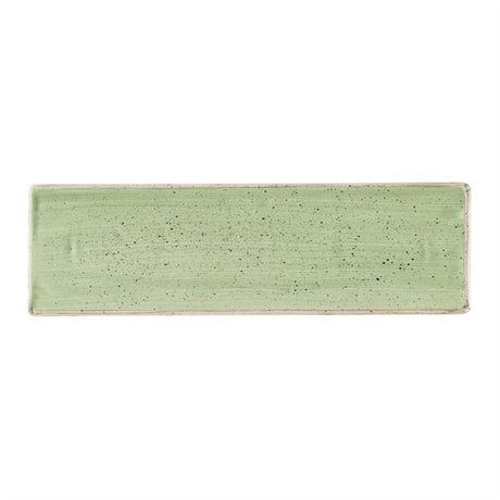 Churchill Stonecast Sage Green Oblong Plates 300 x 90mm (Pack of 6) - HR413 Plates Churchill Super Vitrified
