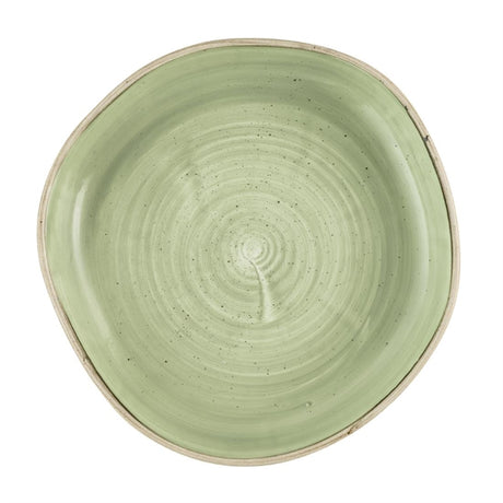 Churchill Stonecast Sage Green Organic Walled Bowls 232mm (Pack of 6) - HR417 Bowls Churchill Super Vitrified