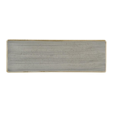 Churchill Stonecast Grey Oblong Plates 330 x 110mm (Pack of 6) - HR419 Plates Churchill Super Vitrified