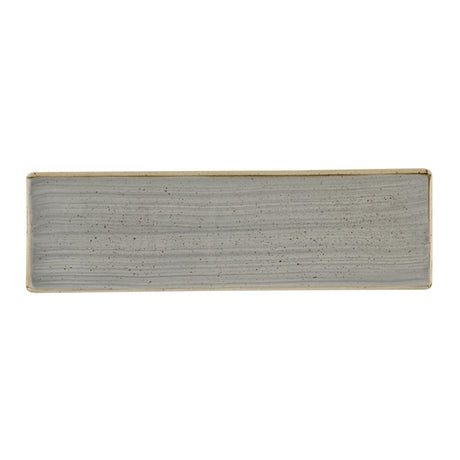 Churchill Stonecast Grey Oblong Plates 300 x 90mm (Pack of 6) - HR420 Plates Churchill Super Vitrified