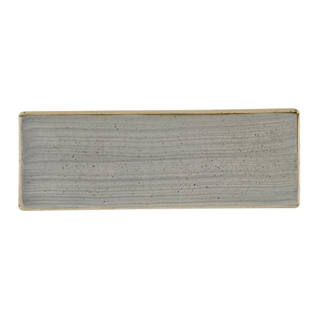 Churchill Stonecast Grey Oblong Plates 250 x 90mm (Pack of 6) - HR421 Plates Churchill Super Vitrified
