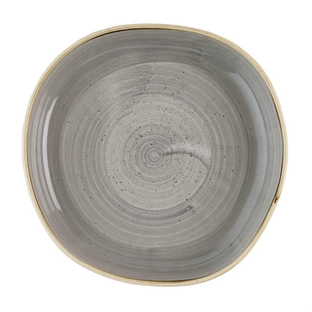 Churchill Stonecast Grey Organic Walled Bowls 232mm (Pack of 6) - HR424 Bowls Churchill Super Vitrified