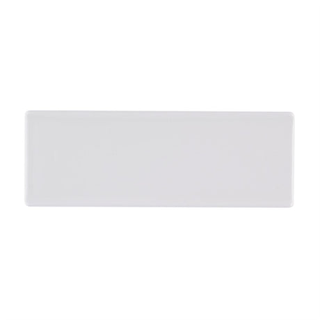 Churchill White Oblong Plates 250 x 90mm (Pack of 6) - HR439 Plates Churchill Super Vitrified