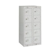 Ten Door Personal Effects Locker Grey Camlock - HR526 Personal Effects Lockers Elite Lockers   