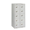 Ten Door Personal Effects Locker Grey Padlock Fitting - HR527 Personal Effects Lockers Elite Lockers   