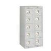 Ten Door Personal Effects Locker Grey Four-Digit Lock - HR528 Personal Effects Lockers Elite Lockers   