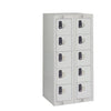 Ten Door Personal Effects Locker Grey Electronic Four-Digit Lock - HR530 Personal Effects Lockers Elite Lockers   
