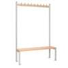 Single-Sided Island Seating Grey 1200mm - HR556  Elite Lockers   
