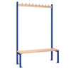 Single-Sided Island Seating Blue 1200mm - HR557  Elite Lockers   