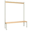 Single-sided Island Seating Grey 1500mm - HR563  Elite Lockers   