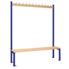 Single-sided Island Seating Blue 1500mm - HR564  Elite Lockers   