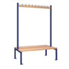 Double-sided Island Seating Blue 1200mm - HR599  Elite Lockers   