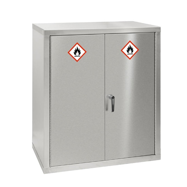 Stainless Steel Hazardous Cabinet 900mm - HR641  Elite Lockers   